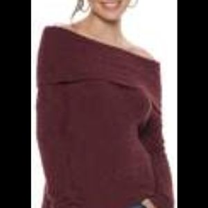 Sz large off shoulder sweater